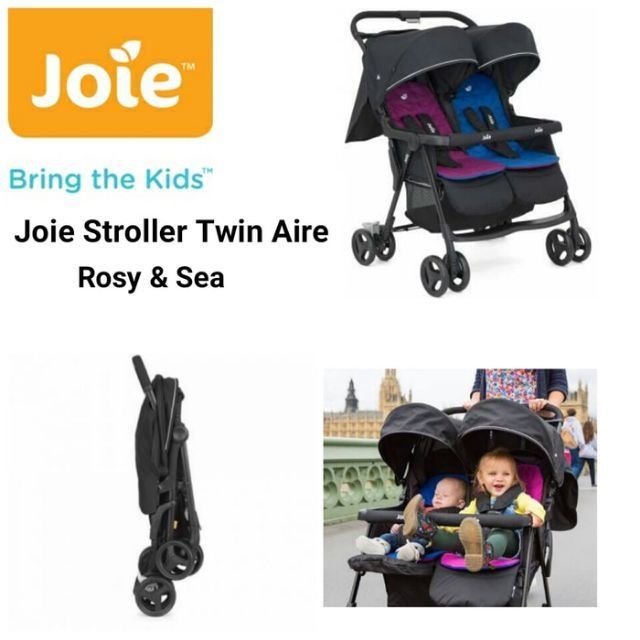 joie double buggy folded