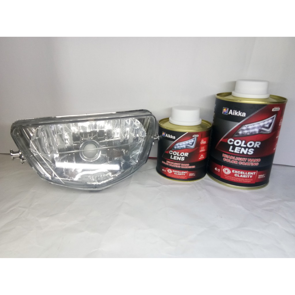 AIKKA CL6 COLOR LENS HEADLIGHT NANO COLOR COATING 41 BLACK (AKCL6