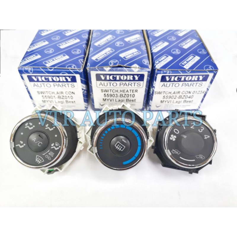 MYVI LAGI BEST / MYVI ICON / ALZA Air Cond Switch / Heater Switch / Blower Switch (ORIGINAL