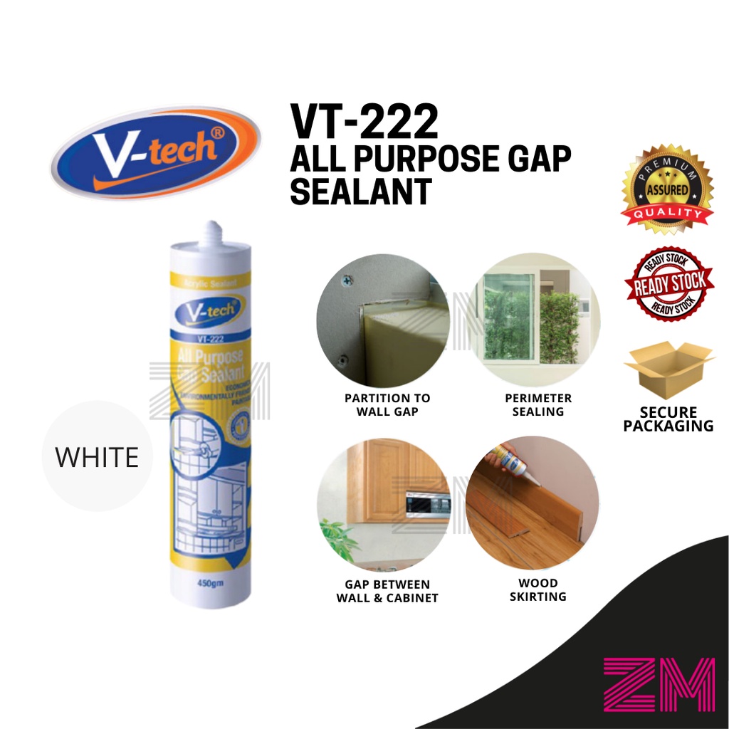 VT-222 All Purpose Gap Sealant ( WHITE ) ORIGINAL!!!!