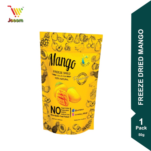 Curnel &amp; Co. Fresh &amp; Crunchy Freeze Dried Mango 50g [KL &amp; Selangor Delivery Only]
