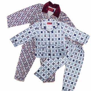 KIDDY KIDS WEAR MADINA BAJU  TIDUR  LENGAN PANJANG BOY 