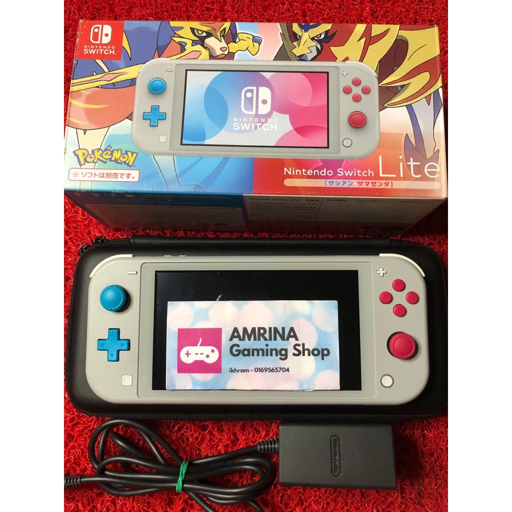 Nintendo Switch Lite Pokemon Sword Shield Edition Fullset 2 Game Free Shopee Malaysia