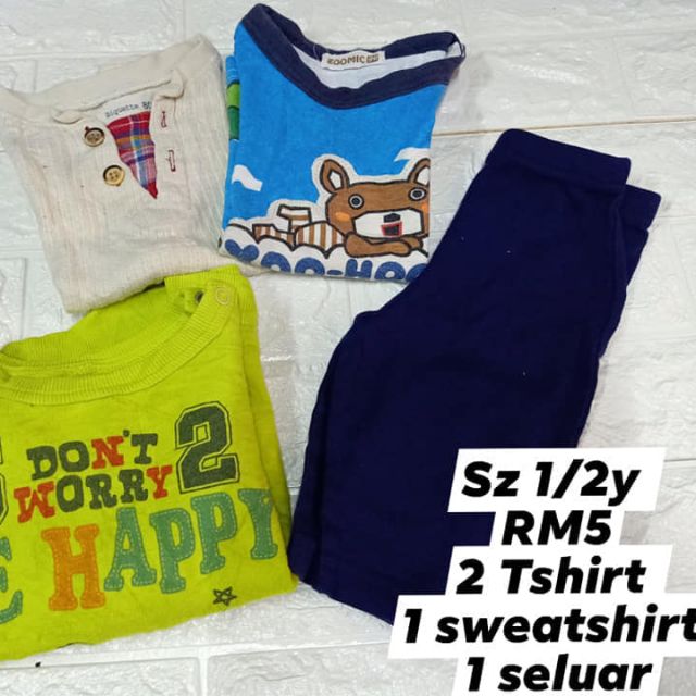  Baju  baby  boy  combo set Shopee Malaysia