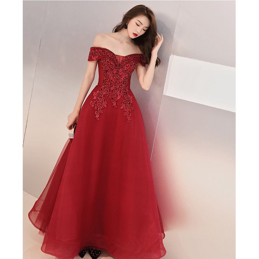 red diamond prom dress