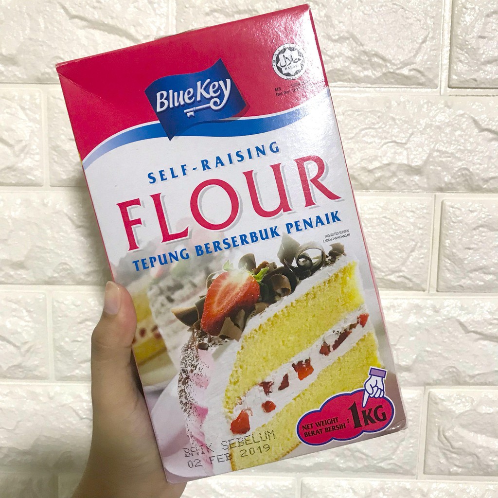 Tepung Self Raising Pau Superfine Flour Tepung Naik Sendiri Bluekey Tepung Kek 1kg Shopee Malaysia