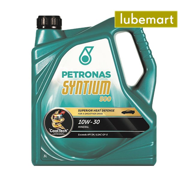 PETRONAS SYNTIUM 500 10W30 SN (3 LITERS) - PETROL ENGINE 