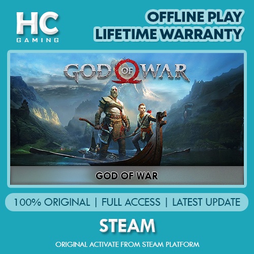 Steam Original God Of War 4 Offline Play Shopee Malaysia