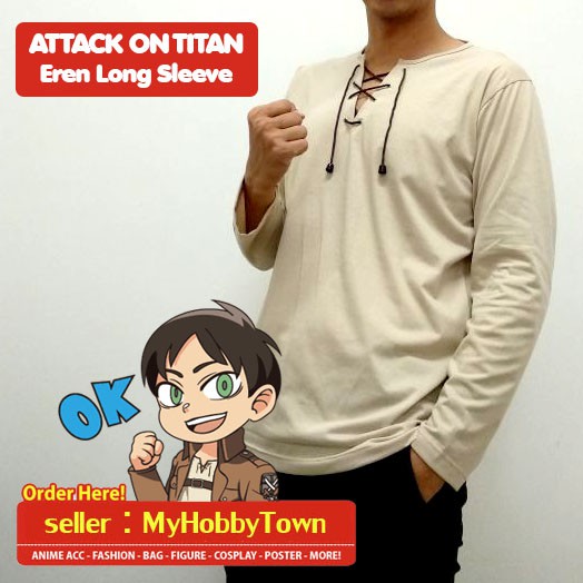 eren yeager cosplay shirt
