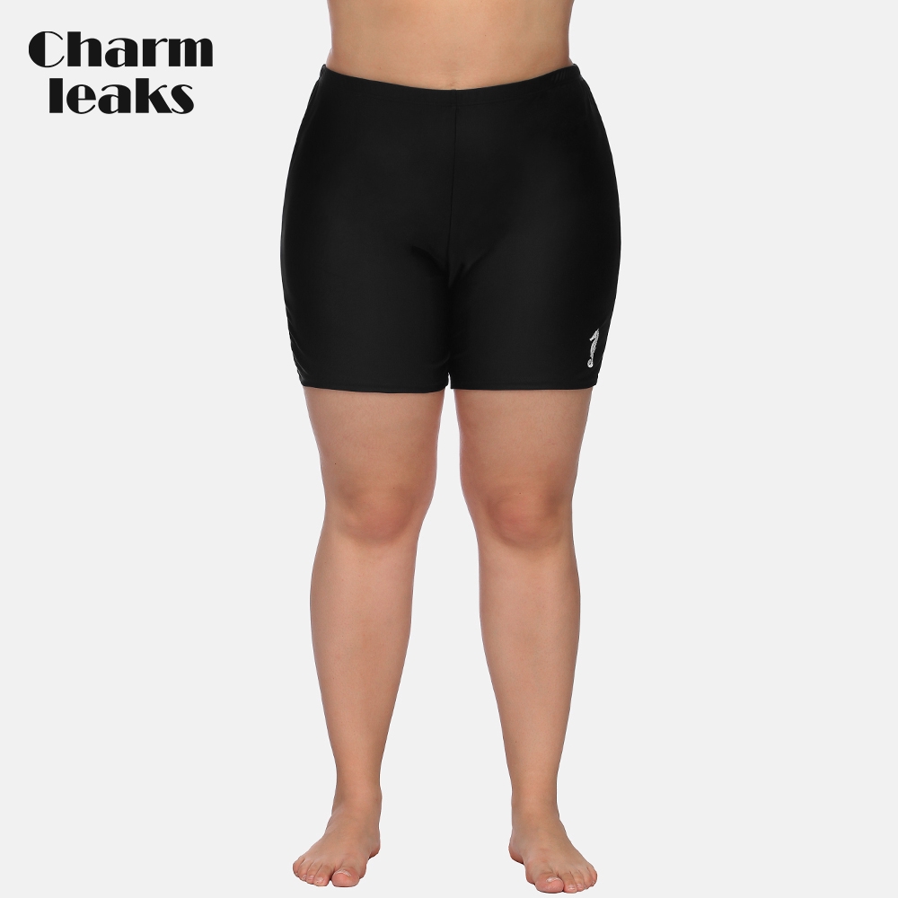 spandex women's plus size swim shorts