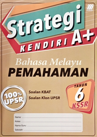 Buku Latihan Strategi Kendiri A Bahasa Melayu Tahun 4 5 6 Edisi 2021 Sistem Bahasa Pemahaman Penulisan Shopee Malaysia