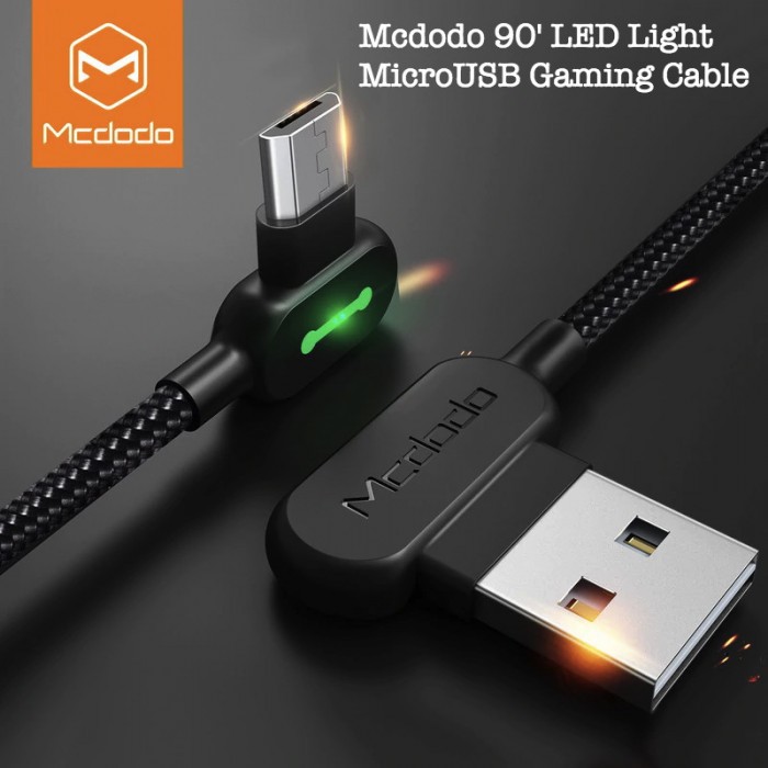 【1Y Warranty】 MCDODO 1.2M Original 90 Degree Fast Charging / Micro Usb / Type-C Usb Cable for Huawei Samsung OPPO