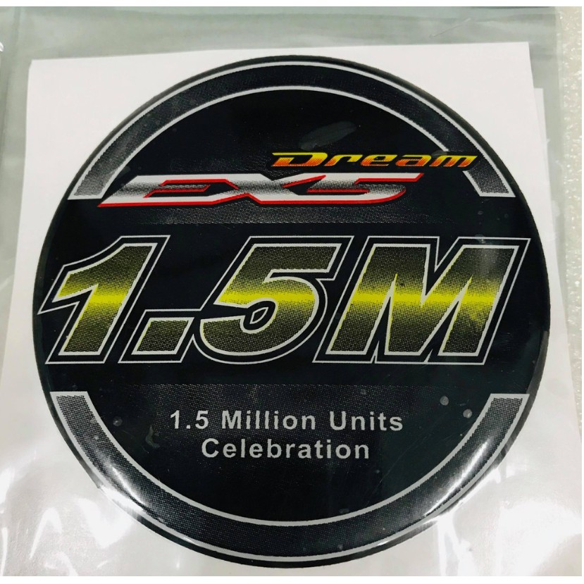 1 5M MILLION 1 5MILLION 1 5 M EX5  DREAM  STICKER STIKER  