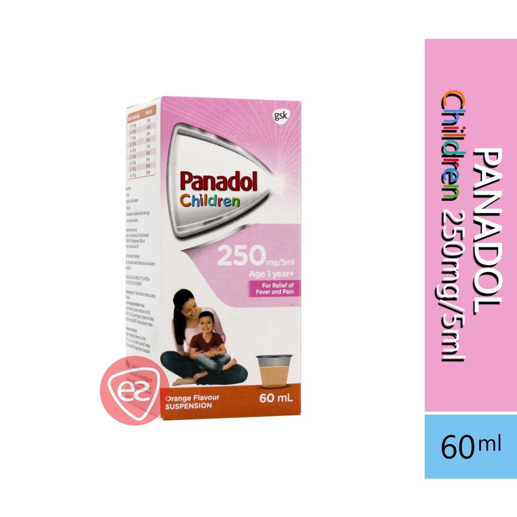 PANADOL CHILDREN / PANADOL KANAK-KANAK (250MG PARACETAMOL/5ML ...