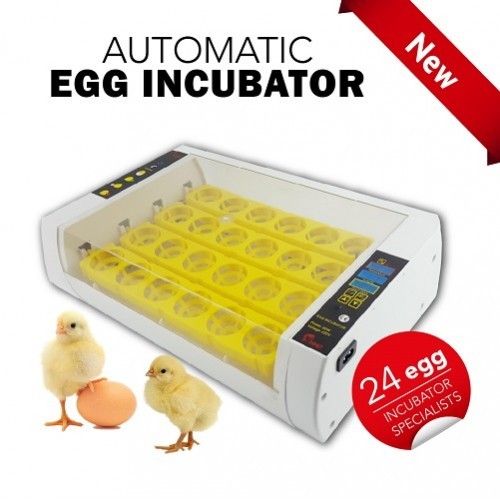 24Egg Automatic Egg Incubator Temp Control Hatcher for Chicken Duck