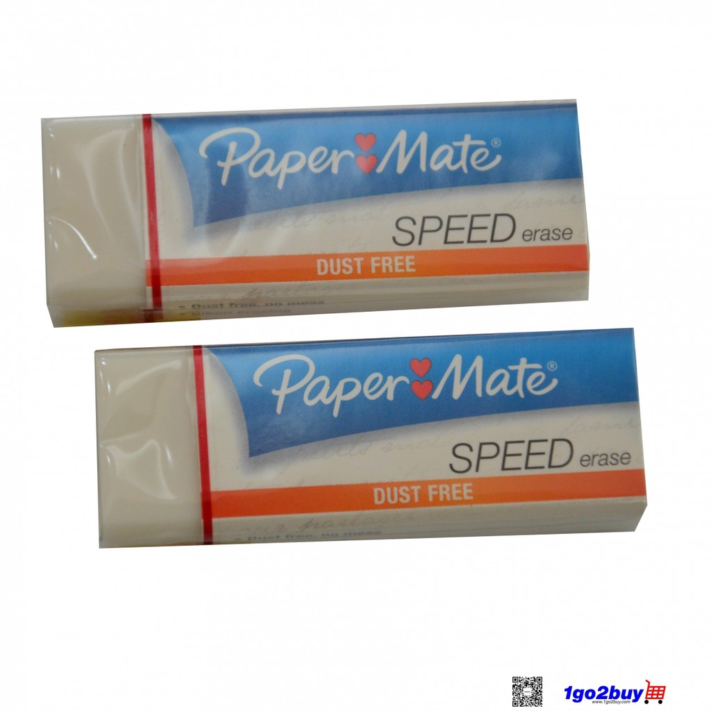 New Paper Mate Speed Erase Exam Standard Dust Free Eraser UK Seller