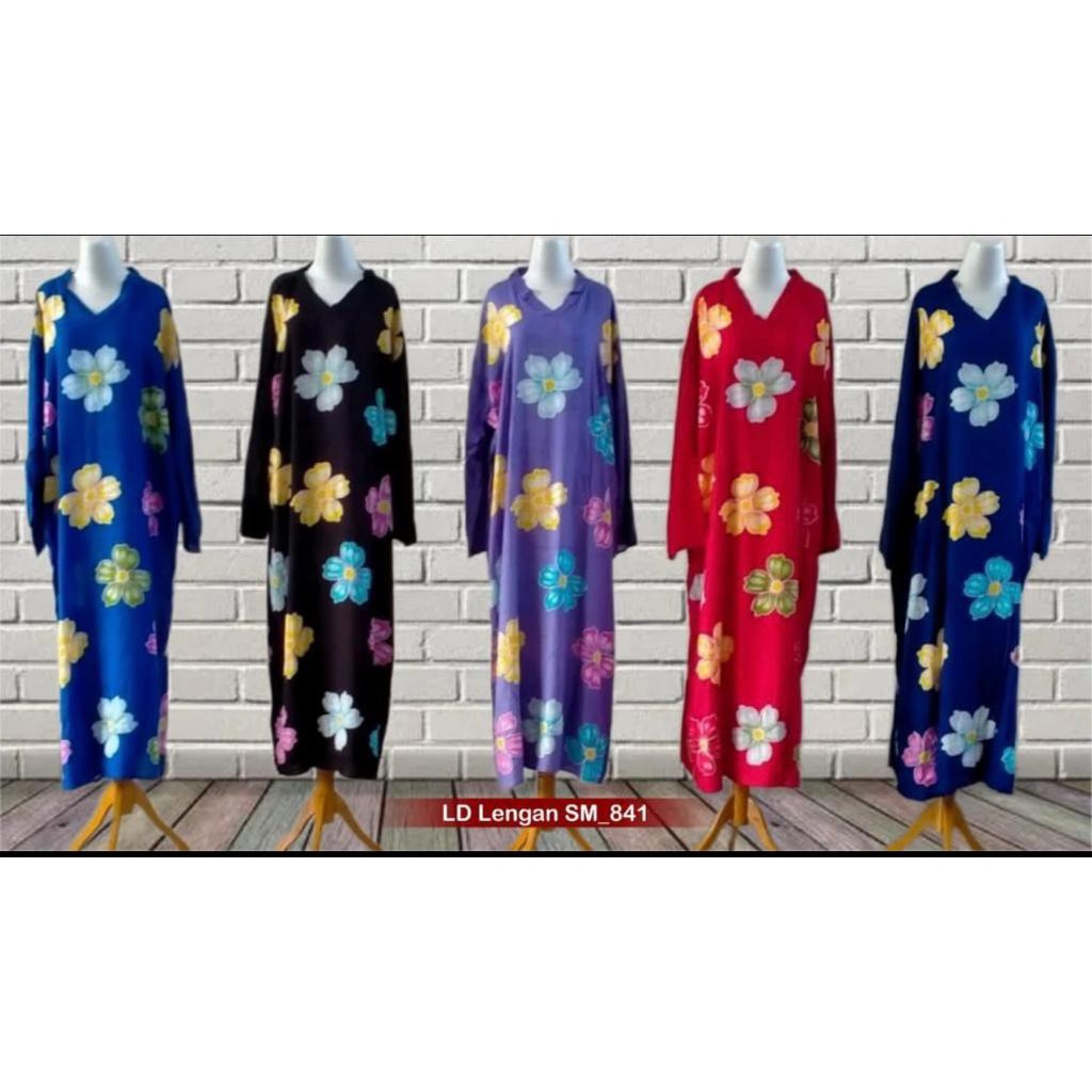 NEW ARRIVALKAFTAN / BAJU TIDUR BATIK TULIS TERENGGANU SERUMPUN MAS LENGAN PANJANG