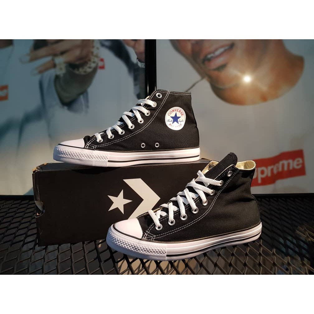 converse core hi black