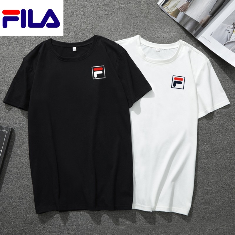 mens white fila t shirt