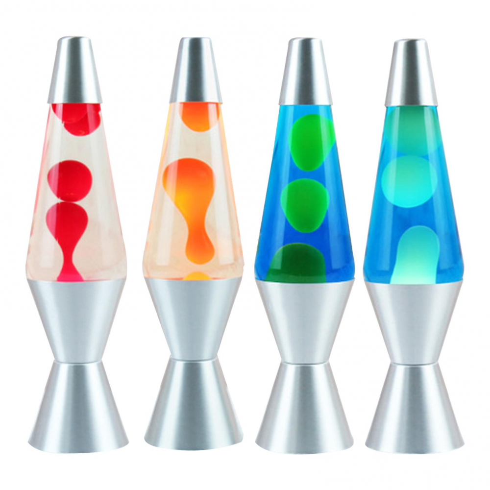 Lava Lamp Silver Base Lamp Home Innovative Lamp Practical Durable Night Light