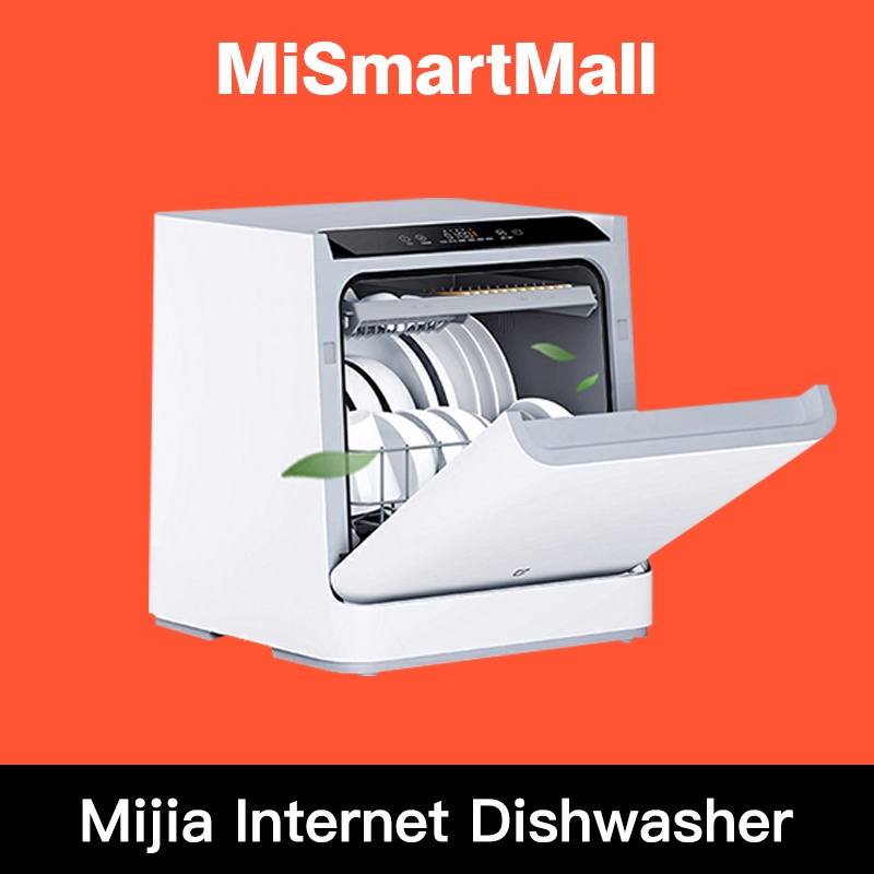 4 Sets Xiaomi Mijia Smart Desktop Dishwasher Automatic Intelligent High Temperature Sterilization Brush Bowl Machine