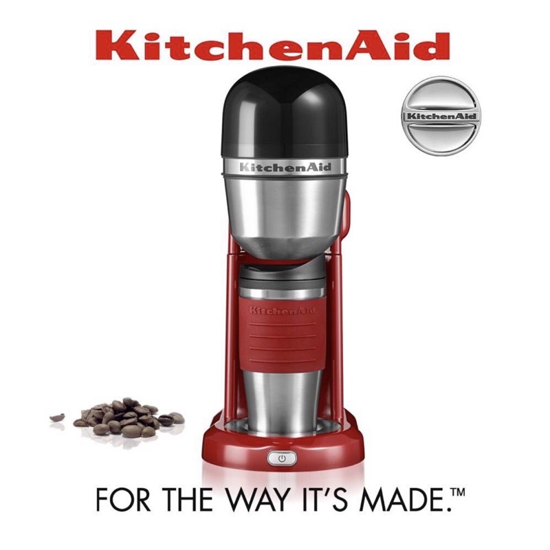 KitchenAid KCM0402ER Empire Red Personal Coffee Maker with Optimized  Brewing Technology 