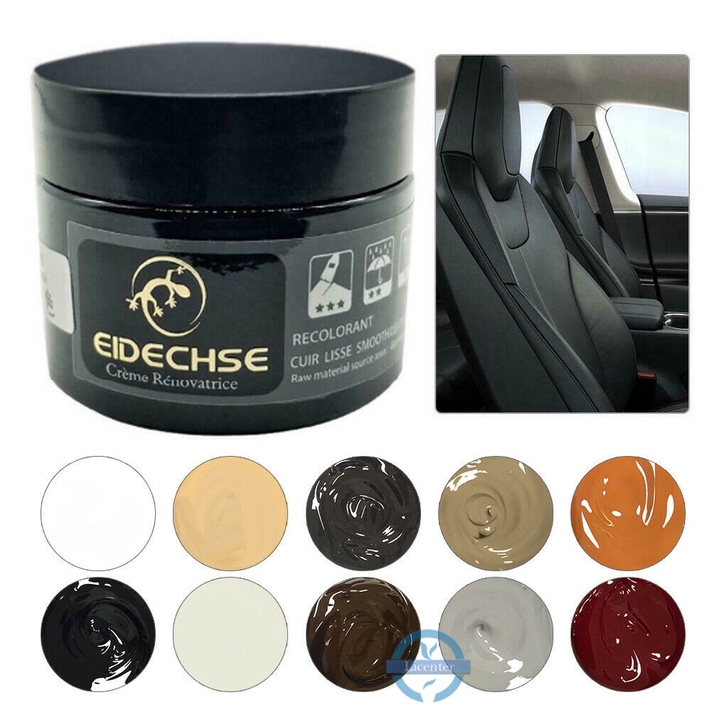 Leather Repair Filler Cream Kit Restore Car Seats Sofa Scratch Rips