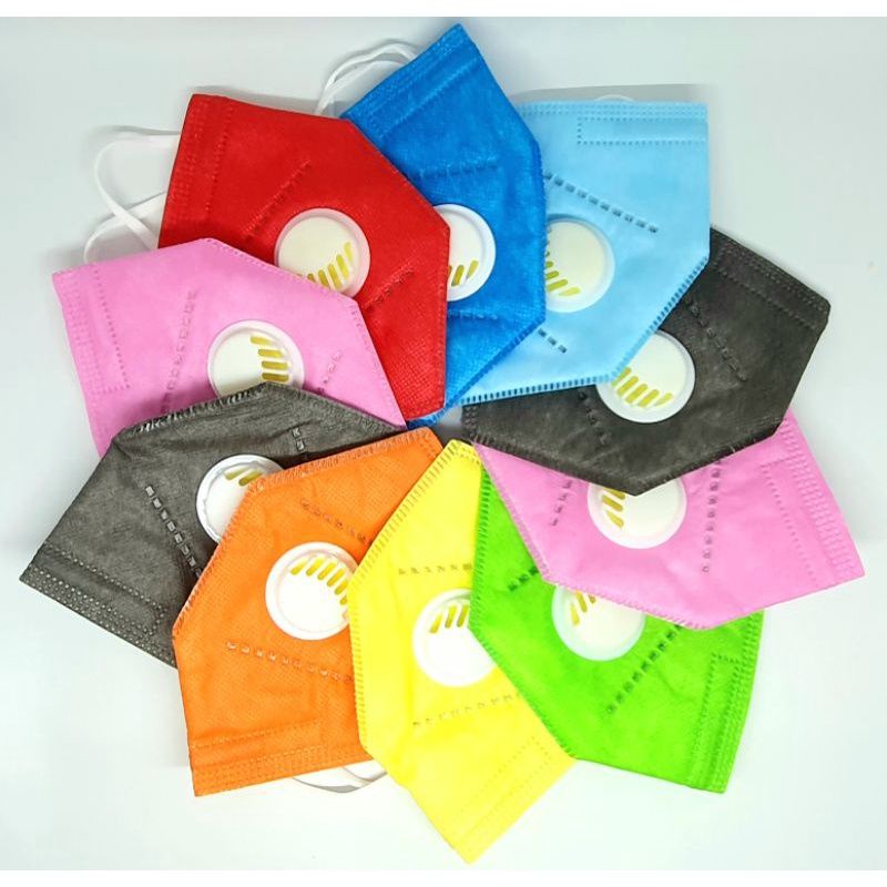 Kn95 Mask RESPIRATOR Color Packaging PER One STERIL