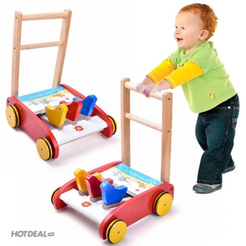 Wooden Chicken Training Car