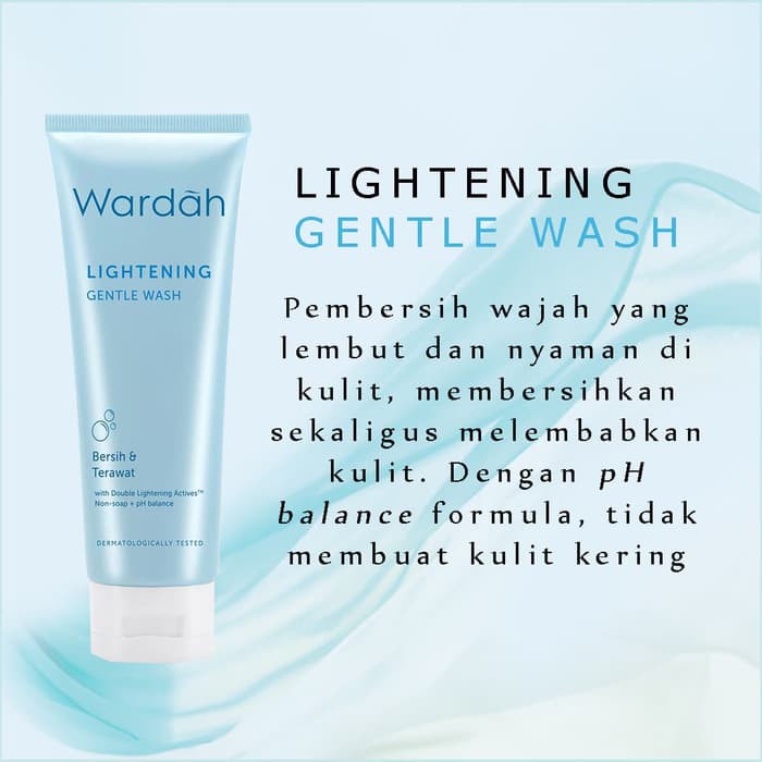 lightening gentle wash wardah