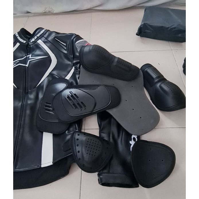 Riding Jacket Alpinestar PU leather Jacket Men (XL size only) Shopee Malaysia