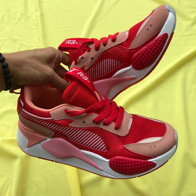 puma rsx red pink