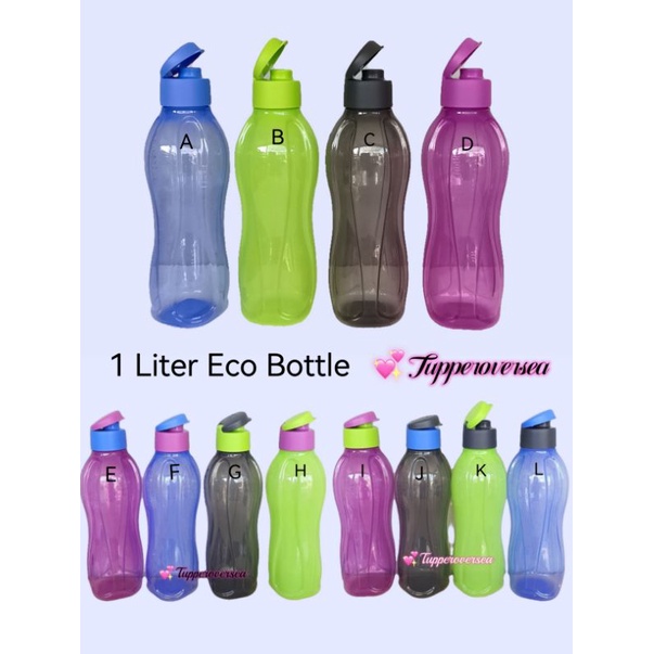 Tupperware Eco Bottle 1L Flip Top | Shopee Malaysia