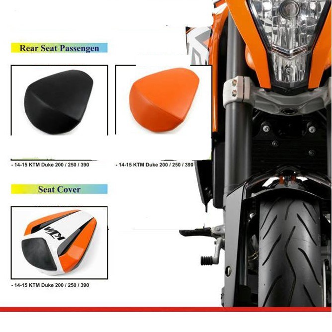 ktm duke 250 seat cover