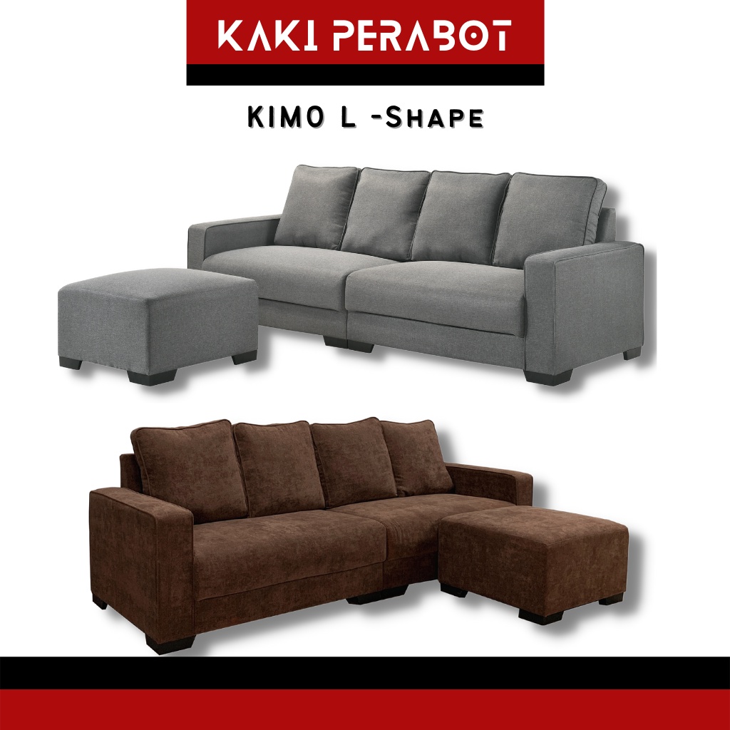 [FREE DELIVERY] KIMO L SHAPE SOFA 3 Seater Sofa/ Set Sofa Kusyen/ Sofa