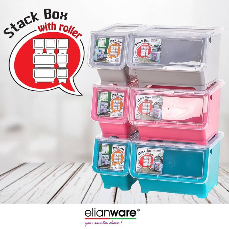Elianware Stack Box With Roller / Storage Box / Storage E626