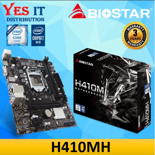 BIOSTAR H410MH INTEL H410 CHIPSET MICRO ATX mATX MOTHERBOARD | Shopee ...