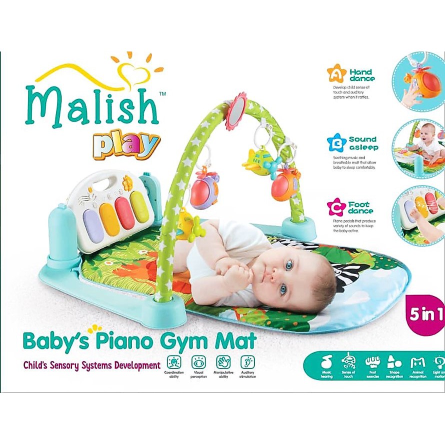 Malish Baby S Piano Play Gym Mat Playmat Shopee Malaysia