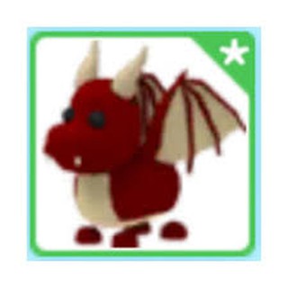 Roblox Adopt Me Legendary Nfr Red Dragon Shopee Malaysia