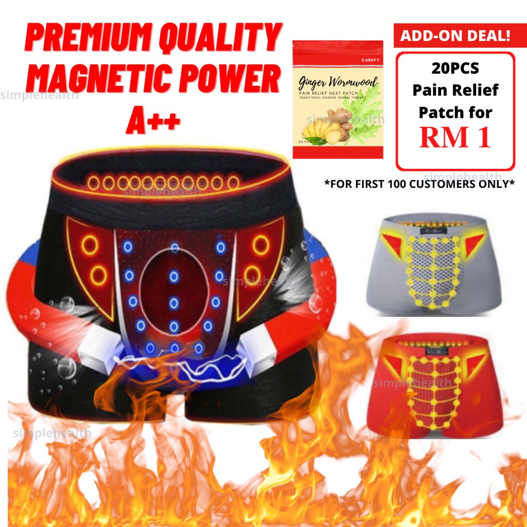 Seluar Dalam Ajaib Power Magnetic Underwear Strong Men Lelaki Magic