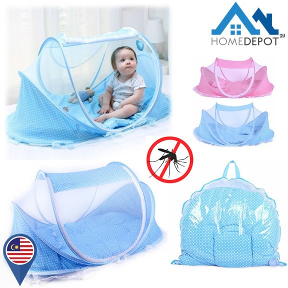 foldable baby bed with net