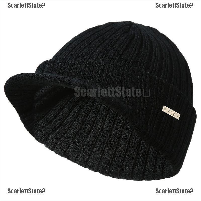 women's peaked beanie