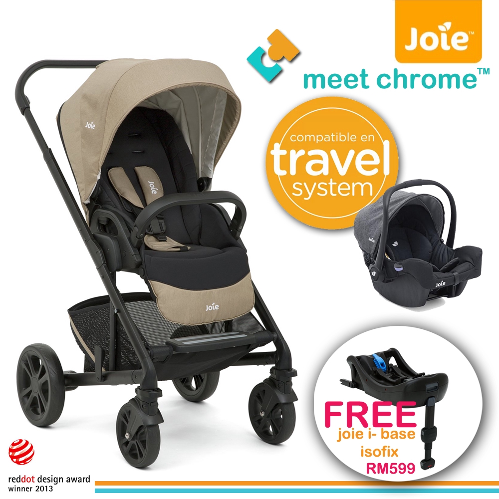 Joie Chrome Travel System ( FOC Joie iBase ) Shopee Malaysia
