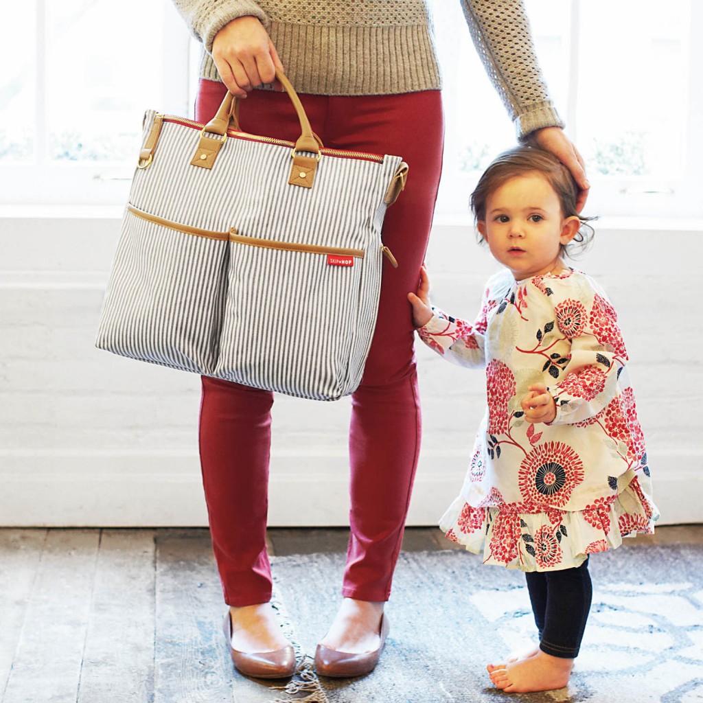 skip hop french stripe diaper bag
