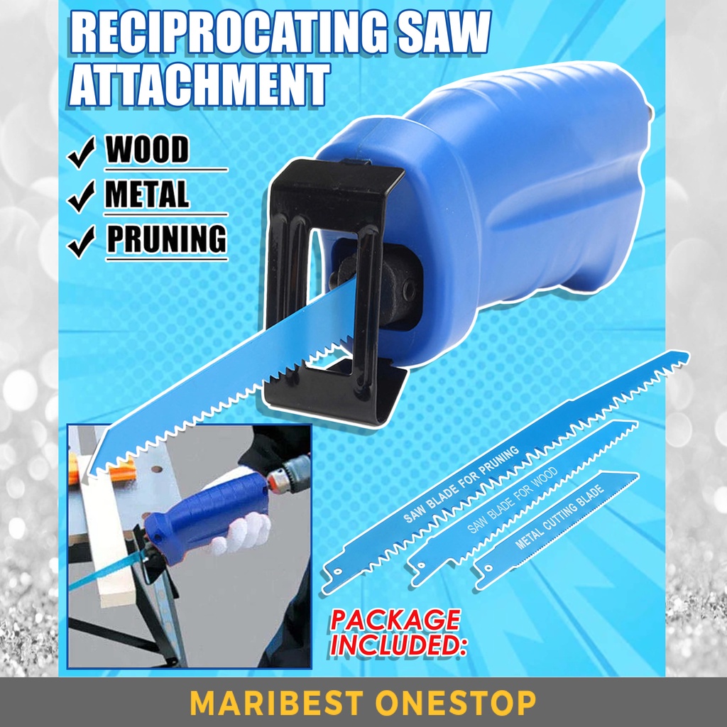 Reciprocating Saw Attachment Adapter Change Electric Drill To Jig Saw