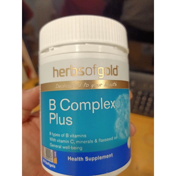 HERBS OF GOLD VITAMIN B COMPLEX PLUS SOFTGEL 90S X 2 Shopee Malaysia