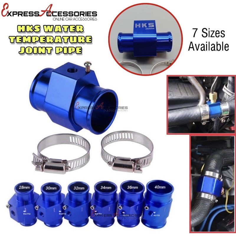 HKS Water Temperature Joint Pipe Temp Sensor Adapter Gauge Radiator