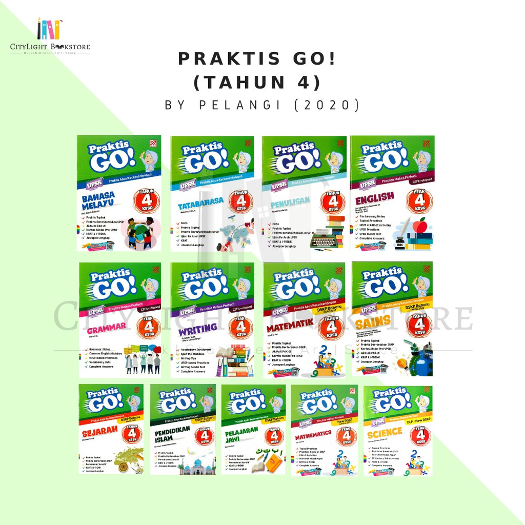 [CITYLIGHT] Buku Latihan: Praktis Go Tahun 4 KSSR (2020 