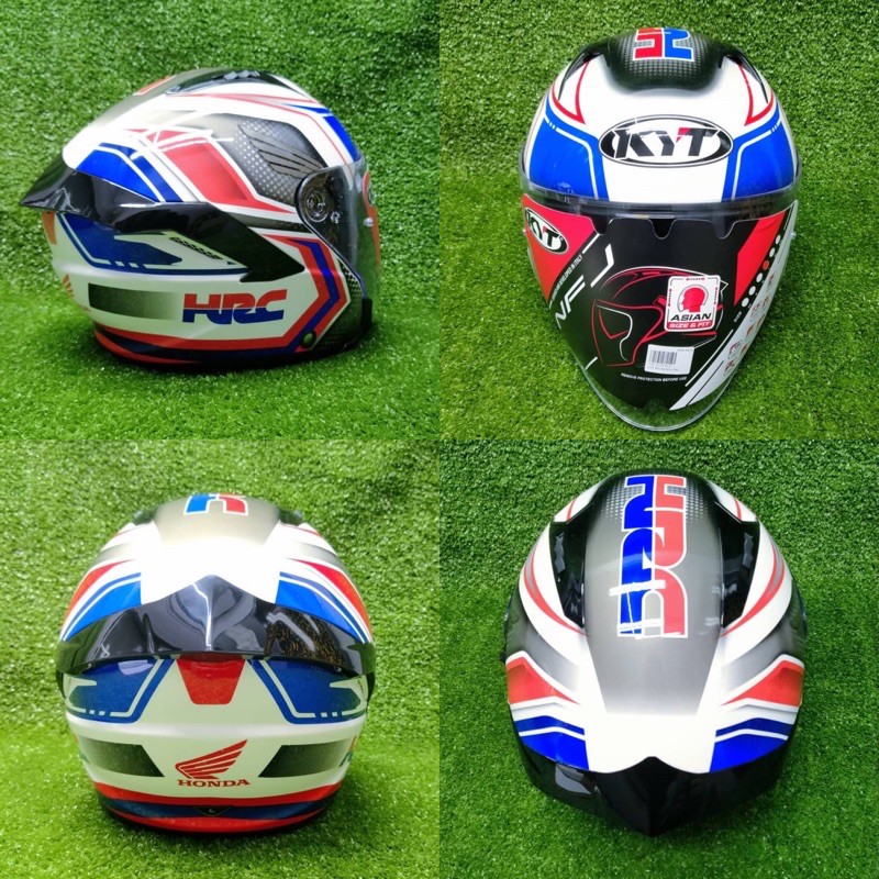 Helmet KYT NFJ HONDA 100 Original Shopee Malaysia
