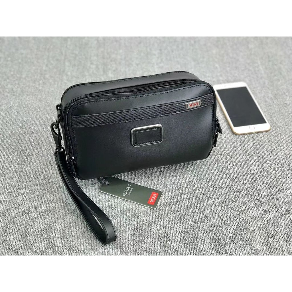 TUMI ALPHA 3 CLUTCH MEN'S BUSINESS PORTABLE HANDBAGS | Shopee Malaysia